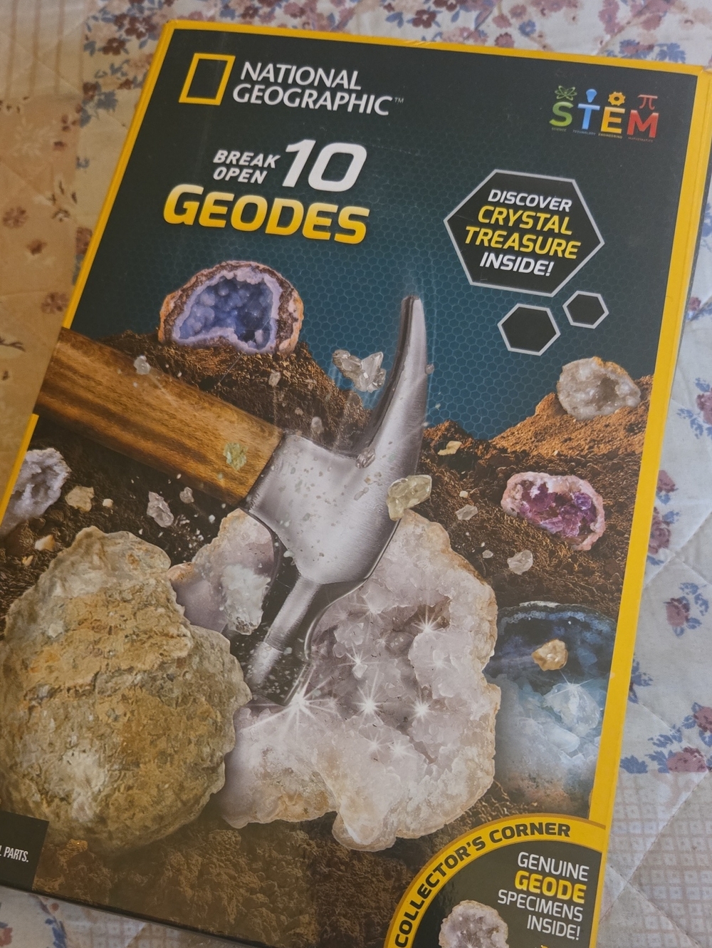 National Geographic Break Open 10 Geodes Science Kit